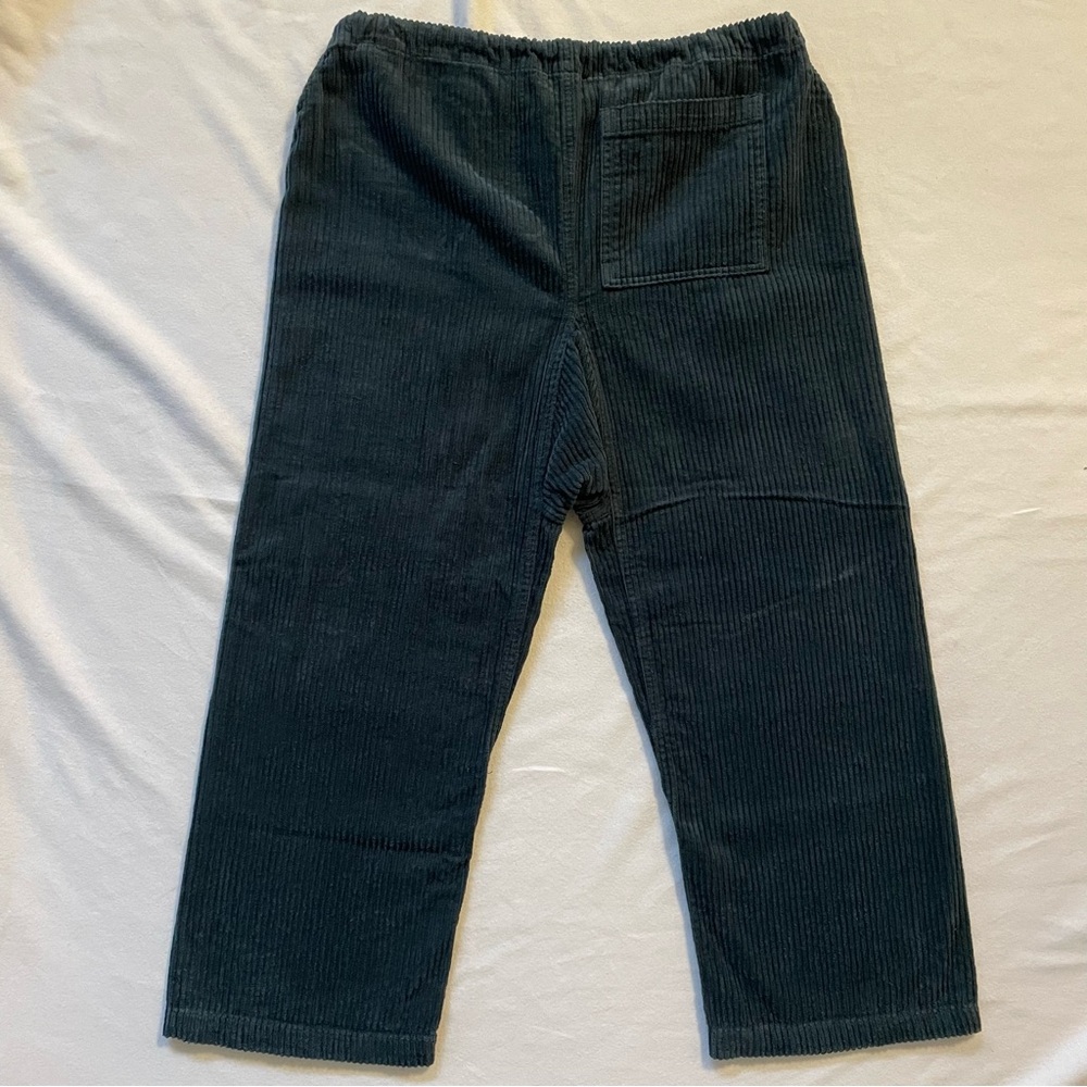 NWOT Gil Rodriguez The Corduroy Lou Pant - Scarab Teal Cotton One Size Petite - Picture 4 of 7